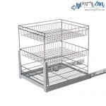 سوپر رﯾﻞ ﮐﻒ ﺳﻪ ﻃﺒﻘﻪ با ریل آرام‌بند و ساده مدل رادﯾﻦ