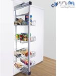 ﺳﻮﭘﺮ وسط کابینت کمدی ﺑﺎ ریل ساده و ﻗﺎﺑﻠﯿﺖ ﻧﺼﺐ ﺑﻪ درب مدل راﯾﺎن