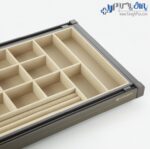 جای کمربند و کروات و زیورآلات مخمل ریلی داخل کمد قابل رگلاژ آرام بند یونی هاپر - Image 3