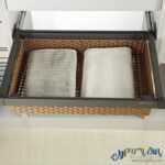 سبد حصیری ریلی داخل کمد لباس قابل رگلاژ آرام بند یونی هاپر - Image 7