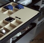 جای کمربند و کروات و زیور‌آلات ریلی داخل کمد باکس دار قابل رگلاژ آرام بند یونی هاپر - Image 3