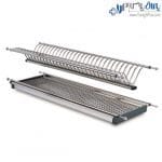 آبچکان دو طبقه کابینت استنلس استیل ملونی