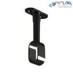 پایه سقفی مشکی لوله بیضی 16 قابل رگلاژ باز ملونی