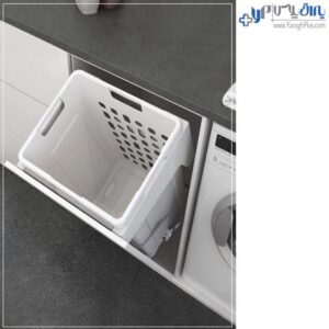 سبد البسه چرک مدل شیب‌دار ملونی 9156