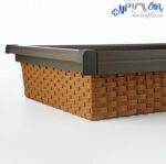 سبد حصیری ریلی داخل کمد لباس قابل رگلاژ آرام بند یونی هاپر - Image 6