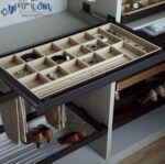 جای کمربند و کروات و زیورآلات مخمل ریلی داخل کمد قابل رگلاژ آرام بند یونی هاپر - Image 2