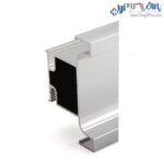 دستگیره شاخه ای مخفی کمدی مدل U دو طرفه ملونی 7064