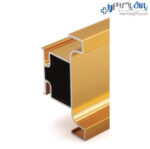 دستگیره شاخه ای مخفی کمدی مدل U دو طرفه ملونی 7064