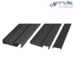 مکانیزم درب ریلی کمد تاپ‌لاین توکار اسلیم دو درب ملونی 11010+11011+11012