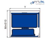 سوپر تاندم یخچالی نانو کوتینگ آرام بند یونیت 60 یونی‌هاپر - Image 3