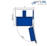 سوپر تاندم یخچالی نانو کوتینگ آرام بند یونیت 60 یونی‌هاپر - Image 4