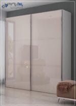 مکانیزم درب ریلی کمد تاپ لاین روکار دو درب ملونی - Image 2