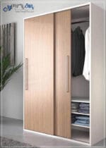 مکانیزم درب ریلی کمد تاپ‌لاین توکار اسلیم دو درب اکو ملونی 11060+11011+11061