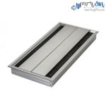 جا کابلی آلومینیومی دو طرفه به همراه گردگیر ملونی