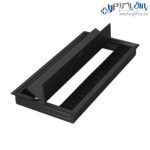 جا کابلی آلومینیومی دو طرفه به همراه گردگیر ملونی