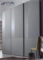 مکانیزم درب ریلی کمد تاپ لاین روکار سه درب ملونی - Image 2