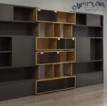 مکانیزم آویز تاپ لاین دو درب توکار چوبی بدون پروفیل کف با عرض حداکثر 240 سانتیمتر فانتونی - Image 3