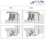 مکانیزم تاپ لاین سه درب روکار با عرض حداکثر 360 سانتیمتر فانتونی - Image 3
