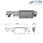 مکانیزم تاپ لاین سه درب روکار با عرض حداکثر 360 سانتیمتر فانتونی - Image 4