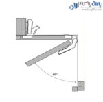 لولا ساده کابینت بای فولد تاشو کلیپسی 135 درجه هتیچ - Image 2