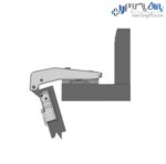 لولا آرام بند کابینت استار پلاس توکار کلیپسی 90 درجه با پایه 3D فانتونی - Image 3