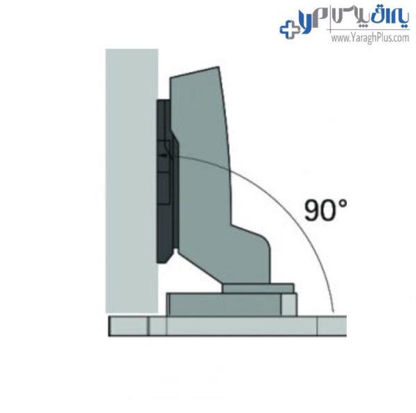 لولا آرام‌بند استار‌ شیشه روکار کلیپسی 110 درجه با پایه 3D فانتونی A073