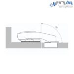 لولا آرام بند کابینت استار پلاس توکار کلیپسی 90 درجه با پایه 3D فانتونی - Image 4