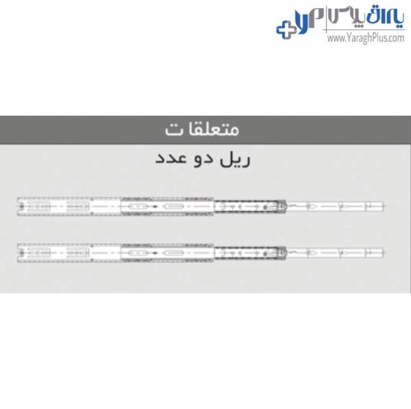 ریل کشو ساچمه‌ای آرام‌بند فانتونی B321 - B322 - B323 - B324 - B325 - B326 - B327