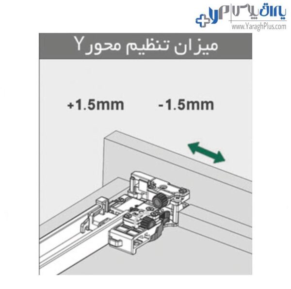 ریل کشو مخفی تاندم سینکرونایز فول آرامبند با قفل 3D فانتونی B216 - B217 - B218 - B219 - B220