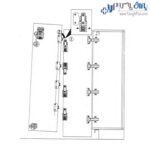 مکانیزم درب آکاردئونی تاشو وینگ لاین سری 300 فانتونی - Image 7