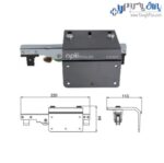 مکانیزم تاپ لاین سه درب روکار با عرض حداکثر 360 سانتیمتر فانتونی - Image 12