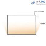 چراغ LED شلف شیشهای عمق 32 سانتیمتر فانتونی N623 - N624 - N625