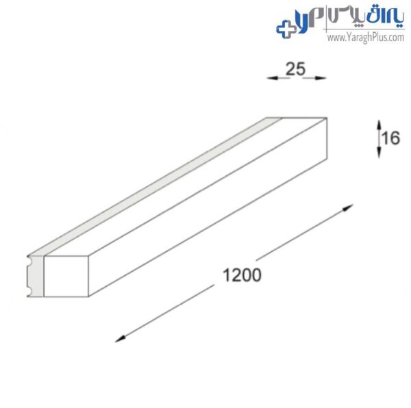چراغ LED پلی‌کربنات 120 سانتیمتر فانتونی N141