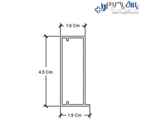 پروفیل درب کمد و کابینت مدل ژرمن فانتونی i220