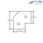 کرنر جوینت پروفیل درب کمد و کابینت مدل ژرمن فانتونی i202