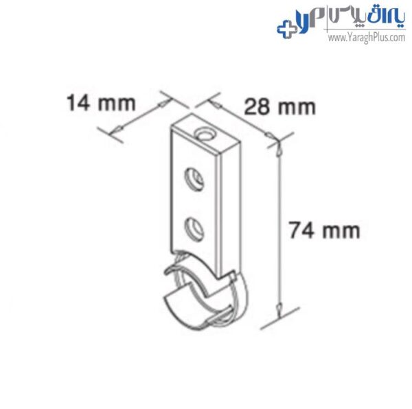 زیر سری میله رگال گرد سری4 فانتونی j455 - j456 - j457 - j458