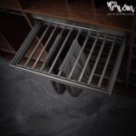 رک ریلی جای شلوار داخل کمد لباس رنگ طوسی فرنچ استایل فانتونی - Image 3