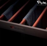 رک ریلی جای شلوار داخل کمد لباس رنگ موکا قرمز فرنچ استایل فانتونی - Image 5