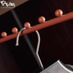 رک سقفی هنگر لباس رنگ موکا قرمز فرنچ استایل فانتونی - Image 2