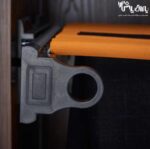 رک جای شلوار دیواری یک طرفه رنگ طوسی نارنجی فرنچ استایل فانتونی - Image 5