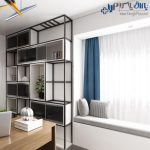 مکانیزم درب هوایی توکار دو درب 120 سانتیمتر شیشه‌ای با عرض حداکثر 240 سانتیمتر فانتونی