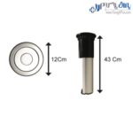 پریز برق استوانه‌ای برقی فانتونی N372