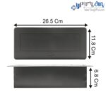 پریز برق مستطیلی با دکمه تاچ مکانیکی فانتونی N336 , N337 - Image 2