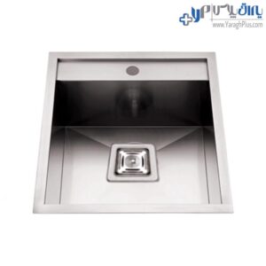 سینک تک لگن روکار تمام استیل فانتونی 44*48*20 P021