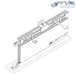 انواع مکانیزم تک درب آویز ریلی