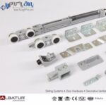 مکانیزم آویز تک درب کشویی 120 کیلویی یک طرف آرام بند آلباتور - Image 8