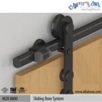 مکانیزم آویز تک درب کشویی 60 کیلویی روستیک آلباتور M20 8800