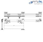 نحوه نصب مکانیزم تک درب آویز ریلی