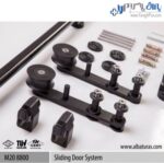 مکانیزم آویز تک درب کشویی 60 کیلویی روستیک آلباتور - Image 2