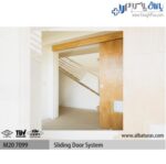 مکانیزم آویز تک درب کشویی 100 کیلویی با بلبرینگ آلباتور M20 7099